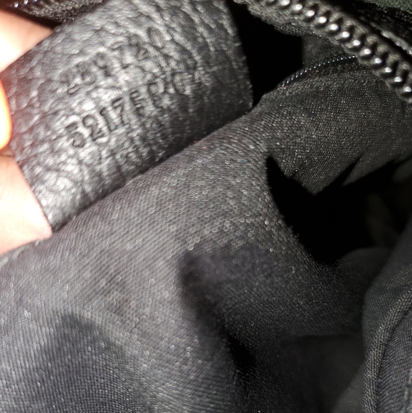 Large Cloth Hunter Green Gucci Hobo - Picture 6 of 12